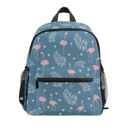 Rugzakken Populaire kinderen Backpack Childrens Kindergarten Backpack Cute Childrens Bag Flamingo Model School Bagl240502