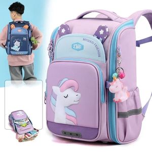 Sacs à dos Sacs d'école enfant dessin animé licorne impression maternelle étudiant mignon filles enfants cartable étanche enfant 231207