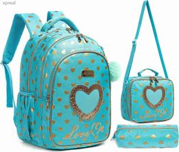 Rugzakken schoolmeisje backpack met lunchzak potloodkas basistal rugzak voor tienermeisjes wx