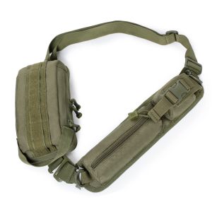 Rugzakken tactische rugzak schouderband molle zakleutel zaklamphouder EDC Tool Bag Outdoor Camping Hunting Accessories Chest Bags