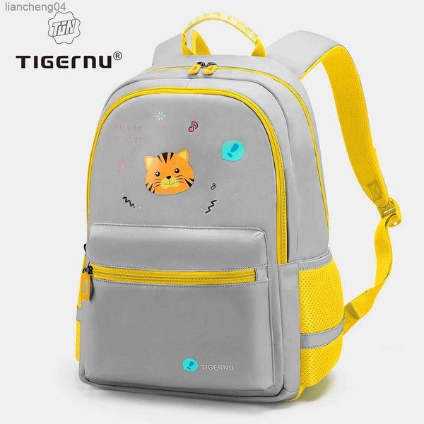 Tigernu nouveaux enfants sac à dos poids équilibre cartables mignon enfant sac à dos pour garçons filles réfléchissant respirant conception sac d'école