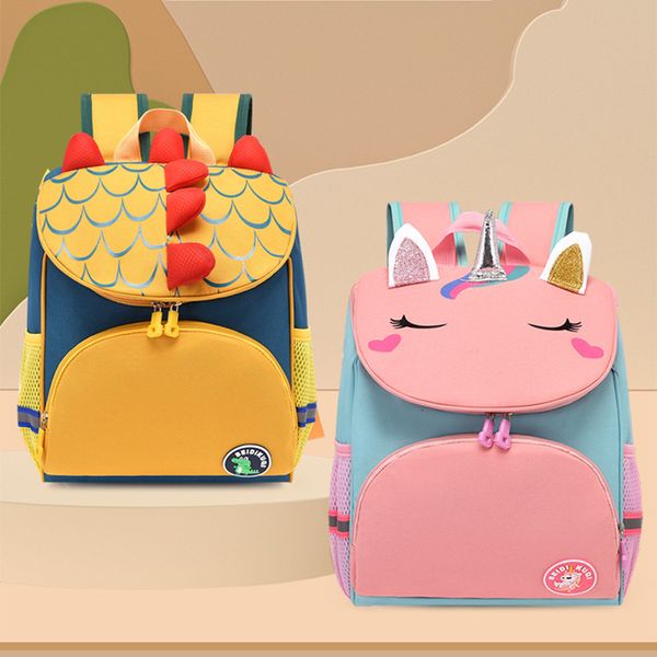 Sacs à dos tout-petits bébé livre sac filles garçons unisexe maternelle dessin animé animal dinosaure sac à dos pour enfants enfants sacs d'école 221122