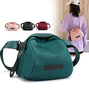 Mochilas Vento Marea Shell Small Shoulder Bag para mujeres 2020 Nuevo Nylon Strap Crossbody Bag Cality Soft Water Body Butes de cuerpo transversal