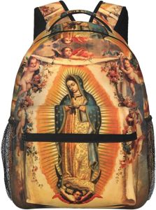 Sacs à dos Vierge Marie Notre-Dame de Guadalupe Mère de Dieu élégante sac à dos décontracté sac à dos pochets POCHET
