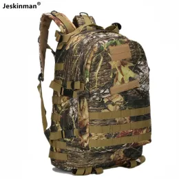 Sac à dos imperméable camouflage bionique de chasse pêche sac à dos portable tactique militaire 40L.