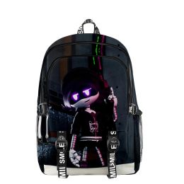 Rugzakken wawni moord drones backpack unieke traval tas mode rits pack 3d oxford doek daypack tv -show backpacks harajuku schooltas