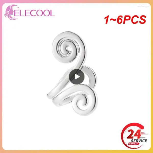 Pendientes de espalda 1-6pcs Acupresión adelgazamiento para mujeres clips de oreja linfática de moda personalizada sin tachuelas perforadas chapadas en oro