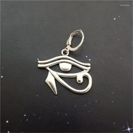 Dos Boucles D'oreilles 1 Pcs Oeil D'horus Boucle D'oreille Histoire Fan Cadeau Ra Hoop Grand Pendentif Levier Retour Unique