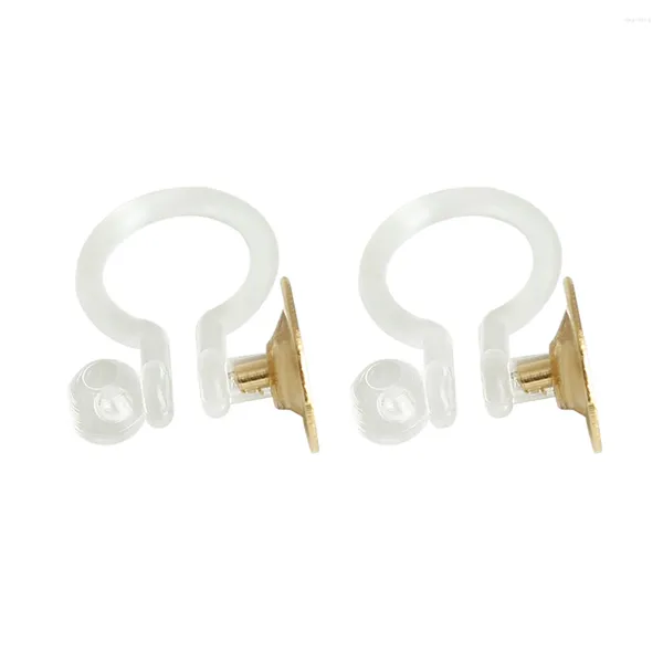 Pendientes traseros, 10 Uds., 6mm, Clip de oreja Invisible no perforado de acero inoxidable para hombres y mujeres, regalos de joyería para Piercing no corporal