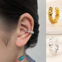 Boucles d'oreilles à dos 1 pièce, faux Piercing pour femmes, brillant CZ conque Cartilage, Clip d'oreille percé, manchettes, bijoux, cadeau tendance 2023 EF132