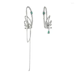 Ensemble de boucles d'oreilles à dos, 2 paquets de clips d'oreille féeriques, accessoire de manchette exquis, matériau en alliage, bijoux cadeau pour filles