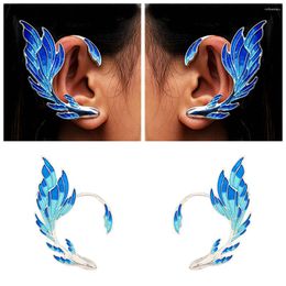 Boucles d'oreilles arrière 2pcs femmes elfe oreille manchettes non clip sur la boucle d'oreille pour la fête de cosplay