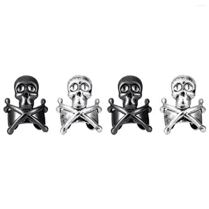 Dos Boucles d'Oreilles 4 Pcs Cuivre Oreille Clips Non Hoops Style Punk Poignets Pour Hommes