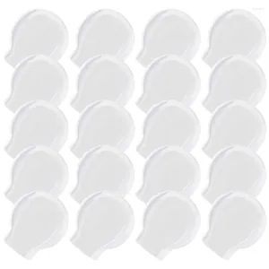 Backs Oorbellen 50 Stuks Oor Clip Pads Oorbel Backing Clear Siliconen Kids Studs Pierced Converter Schroef Vervanging Sieraden Matten