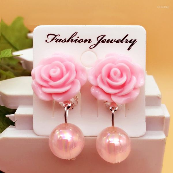 Backs Boucles d'oreilles Clip de bijoux pour enfants sur les enfants sans trous Clips d'oreille Fake Girls Cartoon Gift