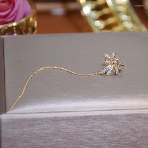 Backs oorbellen Clip-on Screw Back Simple Classic Romantic Glamour Earring voor vrouwelijke Bowknot Hollow Out Long Temperament Sale elegant