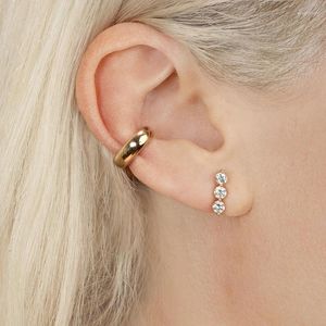 Backs oorbellen Cool Simple Clip vrouwelijk Buckle Ear Cuff geen piercings nep kraakbeen voor vrouwen 2023 mode -sieraden