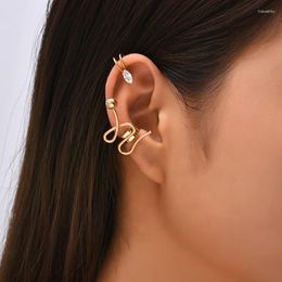 Dos boucles d'oreilles mignon Clip femme oreille manchette pas de piercing faux Cartilage pour les femmes 2023 tendance mode bijoux fête cadeau