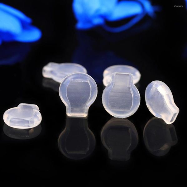 Doss boucles d'oreilles coussinets d'oreille coussins d'oreille Coussins clips pièces transparent converti percé