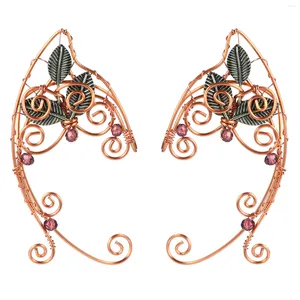 Boucles d'oreilles à dos elfe, Clip d'oreille, accessoires manchettes pour femmes, enveloppe elfe féerique, Non clipsable