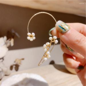 Boucles d'oreilles à dos en perles de fleurs tissées à la main pour femmes, bijoux de luxe classiques 2023