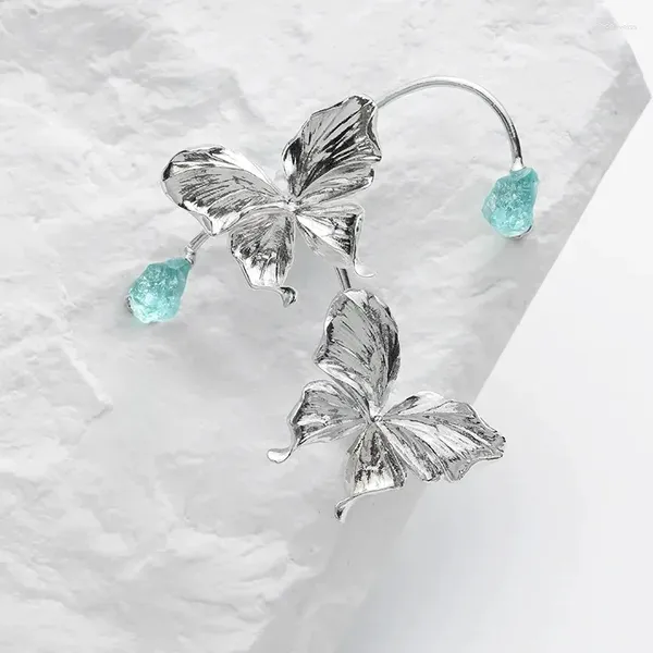 Boucles d'oreilles à dos haut de gamme, Clip d'oreille d'elfe, cintre d'oreille papillon pour femmes sans trous, Design Unique à la mode et personnalisé