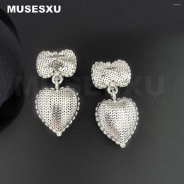 Boucles d'oreilles ACCESSOIRES DE BIEAUX Sweet Romance Style Love Hang Tags et arc pour les cadeaux pour femmes