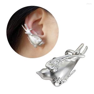 Backs Oorbellen Metalen Oor Manchet Kraakbeen Clip Punk Vogel Oorbel Voor Vrouwen Non Piercing Vrouwelijke Gesp Mode-sieraden