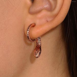 Boucles d'oreilles dos MODOMA Vintage Goth serpent pour femmes Design minimaliste Y2k accessoires Punk Piercing oreille Clips luxe qualité bijoux