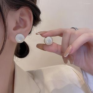 Boucles d'oreilles à dos opale, aspiration magnétique, indolore, sans trou d'oreille, Clip pour femme, tendance, haut de gamme, tempérament, cerceau assorti, 2022