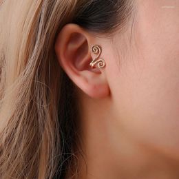 Dos Boucles D'oreilles Personnalisé Cartilage Earclip Simple Boucle D'oreille Sans Trou D'oreille Femelle Accessoires Clip Sur Les Femmes