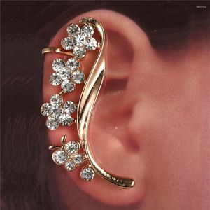 Ruggen oorbellen piercing kristal oor manchet vlinder zirkoon bloemen clips voor vrouwen sieraden cadeau