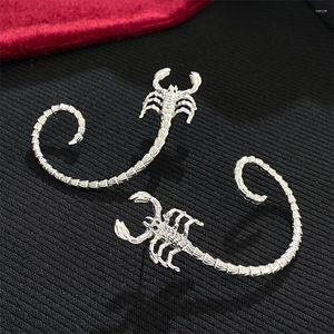 Boucles d'oreilles rétro Scorpion Clip pour hommes femmes Punk créatif Animal oreille manchette suspendue boucle d'oreille bijoux accessoires cadeaux de fête 2024