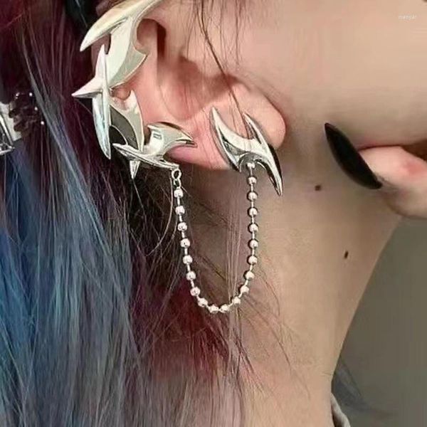 Pendientes traseros con estilo, borla, alicates de cangrejo múltiple, colgante para oreja, accesorios de maquillaje originales de diseñador, Clip de una pieza para regalo