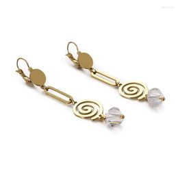 Boucles d'oreilles dos pull gland femme mode petit frais et élégant Long moustique bobine bijoux