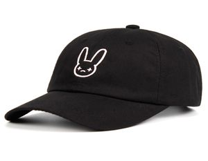 Bad Bunny 100 Cotton Hat Rappeur Reggaeton Artiste papa Hat Snapbacks Unisexe Baseball CAP CONCERT HIP HOP BRODERY HATS5114491