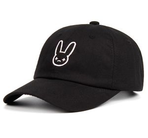 Bad Bunny 100 Cotton Hat Rappeur Reggaeton Artiste papa Hat Snapbacks Unisexe Baseball CAP CONCERT HIP HOP HAPTRODE HATS9459364