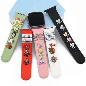 Bad bunny Pommes Bande Charmes Nouvelle Arrivée Apple Watchs Décoratifs Charme Pour BandesBracelet Jambe En Métal Décoratif Pour Montre Sport Bracelet Ornement