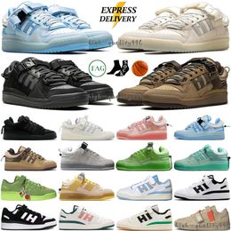 Bad Bunny Designer Chaussures de course Forum 84 Low Shoes 84 Blue Down Creme Egg Retour à l'école Benito Rose Riz brun Blanc Vert Noir chaussures d'athlétisme pour hommes et femmes