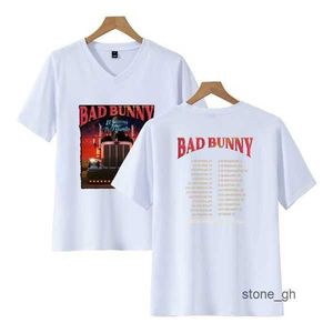 Bad Bunny Heren T-shirts Designer T-shirts Un Verano Sin Ti Bad Bunny Korte Mouw Dames Mannen Basic Top Paar Tee bad Bunny Shirt 7 W3R8