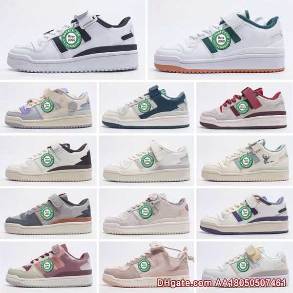 Bad Bunny Zapatillas para correr Foros Buckle Lows 84 hombres mujeres Blue Tint Low Cream Easter Egg Regreso a la escuela Benito para hombre para mujer tainers zapatillas deportivas corredores tamaño de zapato 36-45