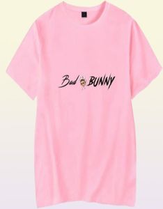 Badbunny Bad Bunny t-shirt surdimensionné femmes hommes Harajuku 100 coton à manches courtes Vintage Rap Hip Hop t-shirt Homme Streetwear2215737