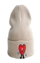 Badbunny Bad Rabbit Borded Borded Knited Hat europeo e invierno Sombreros de gorro de lana cálida para hombres y mujeres GC17186162591