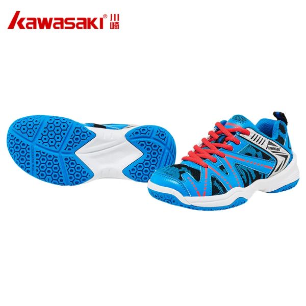 Bádminton Kawasaki Kawasaki zapatos de bádminton para niños trotando antislipperio transpirable al aire libre zapatillas deportivas deportivas