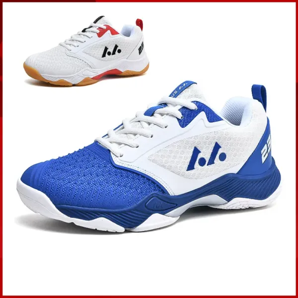 Bádminton original Lefus Blue White Bádminton Zapatos Vuelo de tierra Breathable Femenina al aire libre Entrenamiento deportivo Mujeres Atletismo Sports Sports Sports