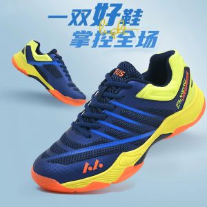 Badminton Professional Unisexe Gym Badminton Shoe Blue Blue Sneakers Mens Nonslip Tennis Chaussures Men de luxe Men de luxe
