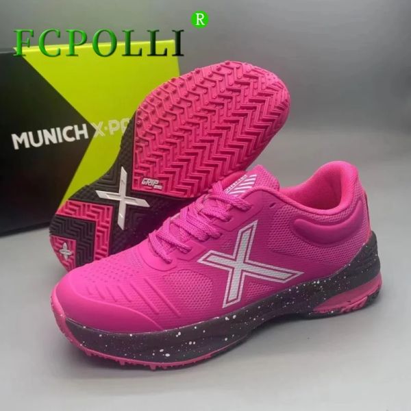 Bádminton Professional Women Indoor Sports Shoes Rose Red Table Shoes Tennis Ladies Anti Slip Sneakers marca femenina bádminton entrenamiento