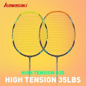 Raquette de badminton professionnelle haute TENSION 35LBS 100% Graphite raquette de badminton haute TENSION G30 avec cordage 240122