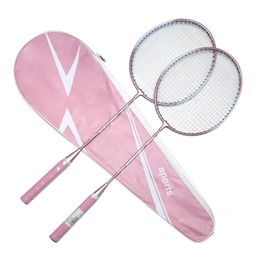 Badmintonrackets 2-delig Badmintonrackets Professioneel met draagtasset Indoor Outdoor Sportaccessoires Badminton Beginnersuitrusting 231124