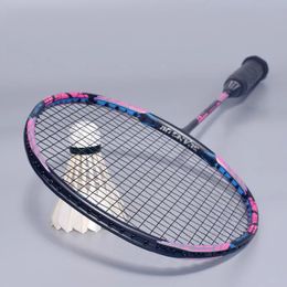 Raquetas de bádminton Raqueta de bádminton ofensiva 4U para adultos, raqueta individual profesional de fibra de carbono, accesorios de entrenamiento para deportes al aire libre 231102